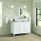 James Martin Vanities 48'' Single Vanity, Bright White w/ 3 CM Victorian Silver Quartz Top 424-V48-BW-3VSL - alternate 5
